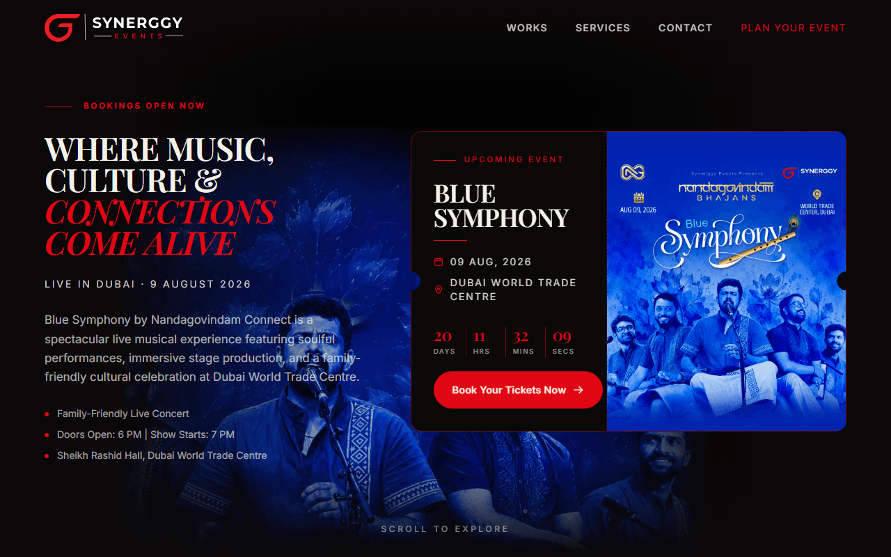 Synerggy Events: Event Management Platform screenshot